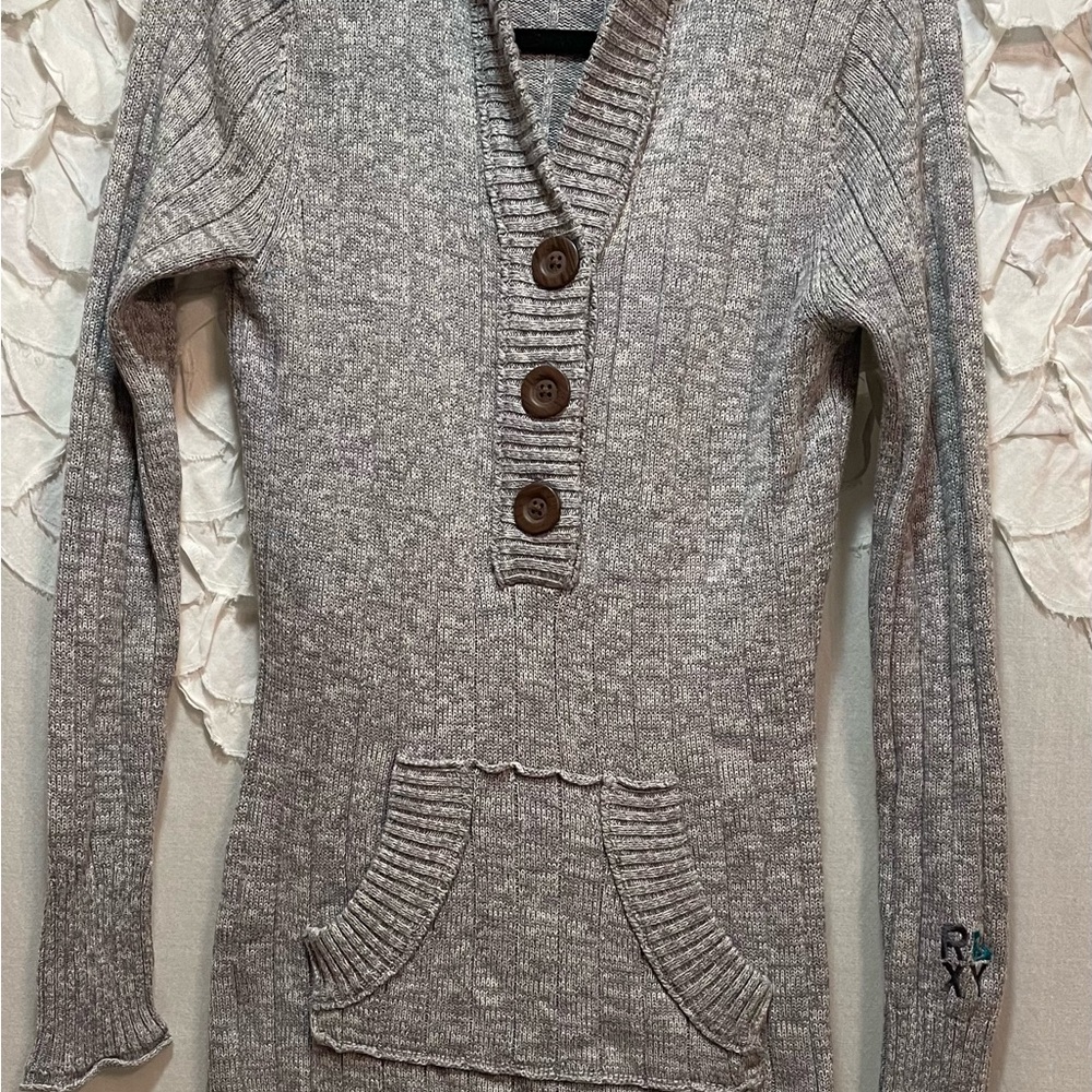 ROXY knit Sweater Hoodie